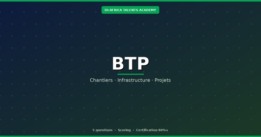 BTP & Infrastructure Foundations